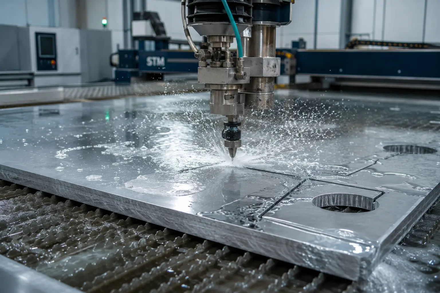 Aluminium waterjet cutting services Hyderabad