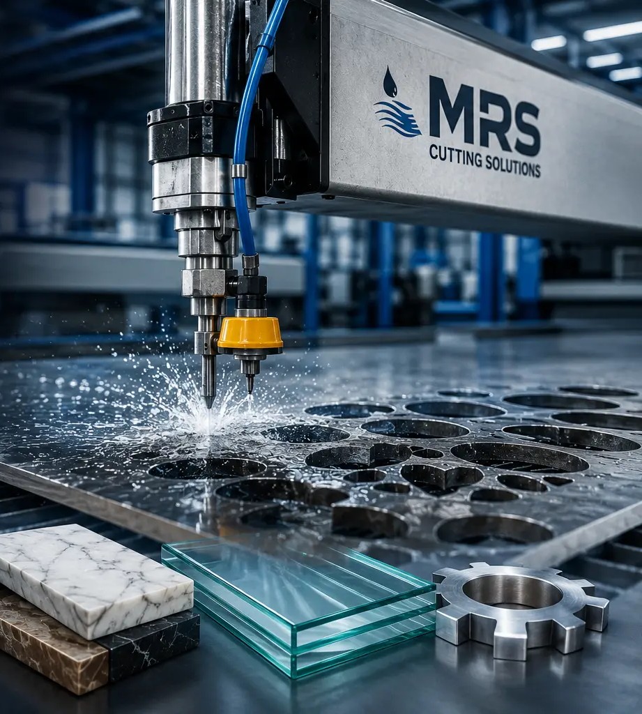 Precision waterjet cutting facility MRS Cutting Solutions Hyderabad